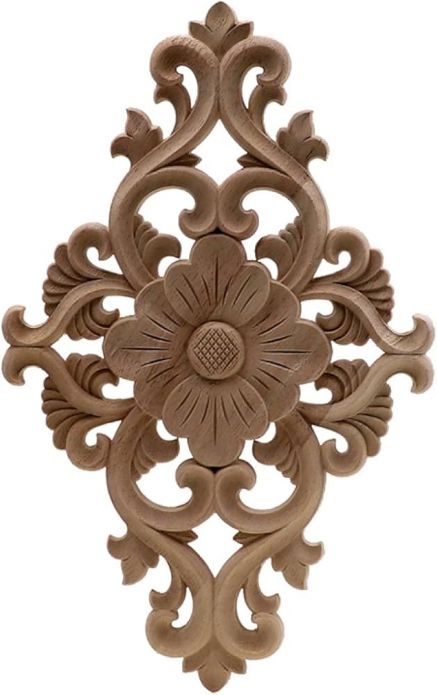 花柄装飾の木製キャビネット 花柄装飾の木製キャビネット